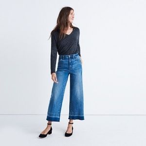 Madewell wide leg crop